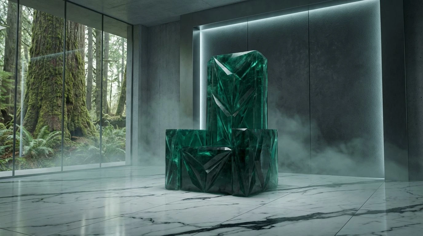 Deep Green & Charcoal Color Palettes for Luxury Design