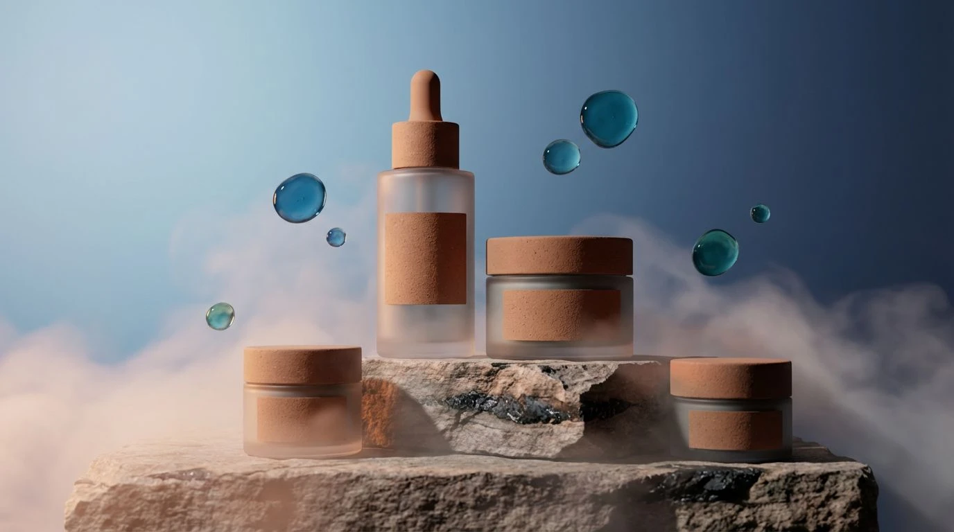 7 Dusty Orange & Slate Blue Color Palettes for Skincare