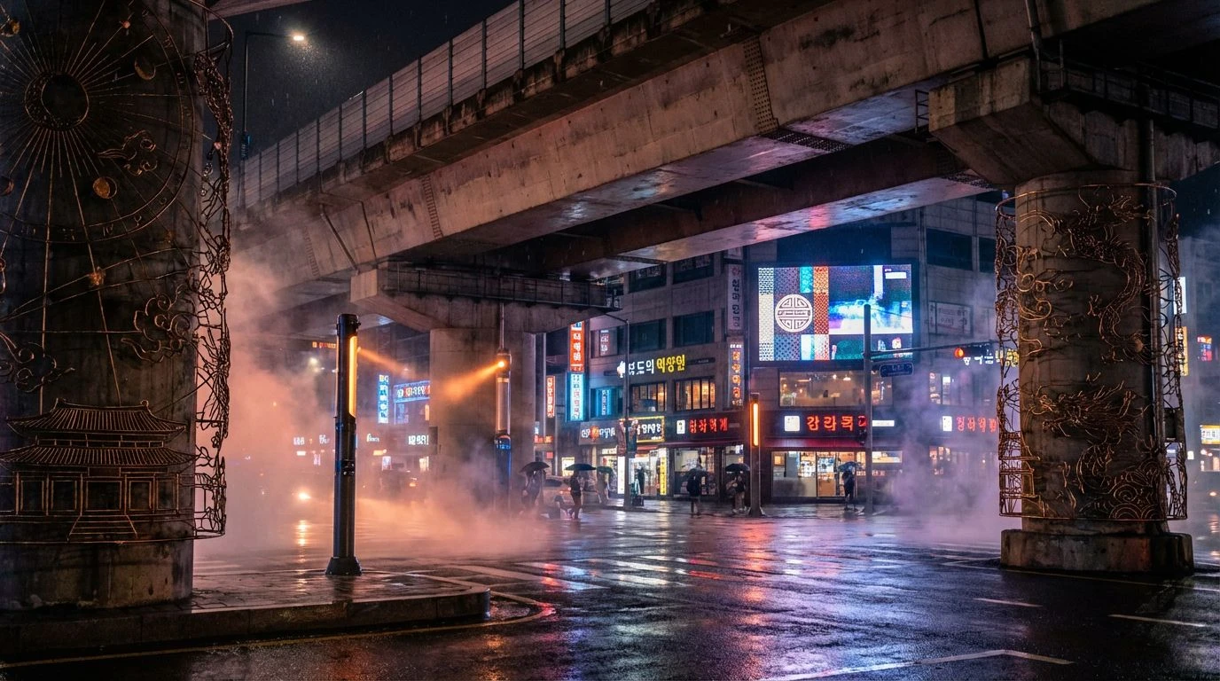 Seoul Color Palettes: Traditional Obangsaek Urban Design