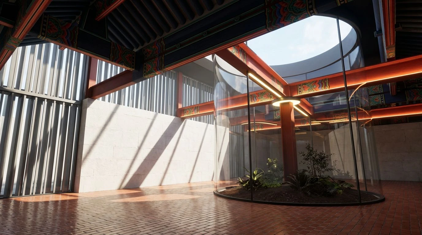 Korean Dancheong Color Palettes for Healthcare Design