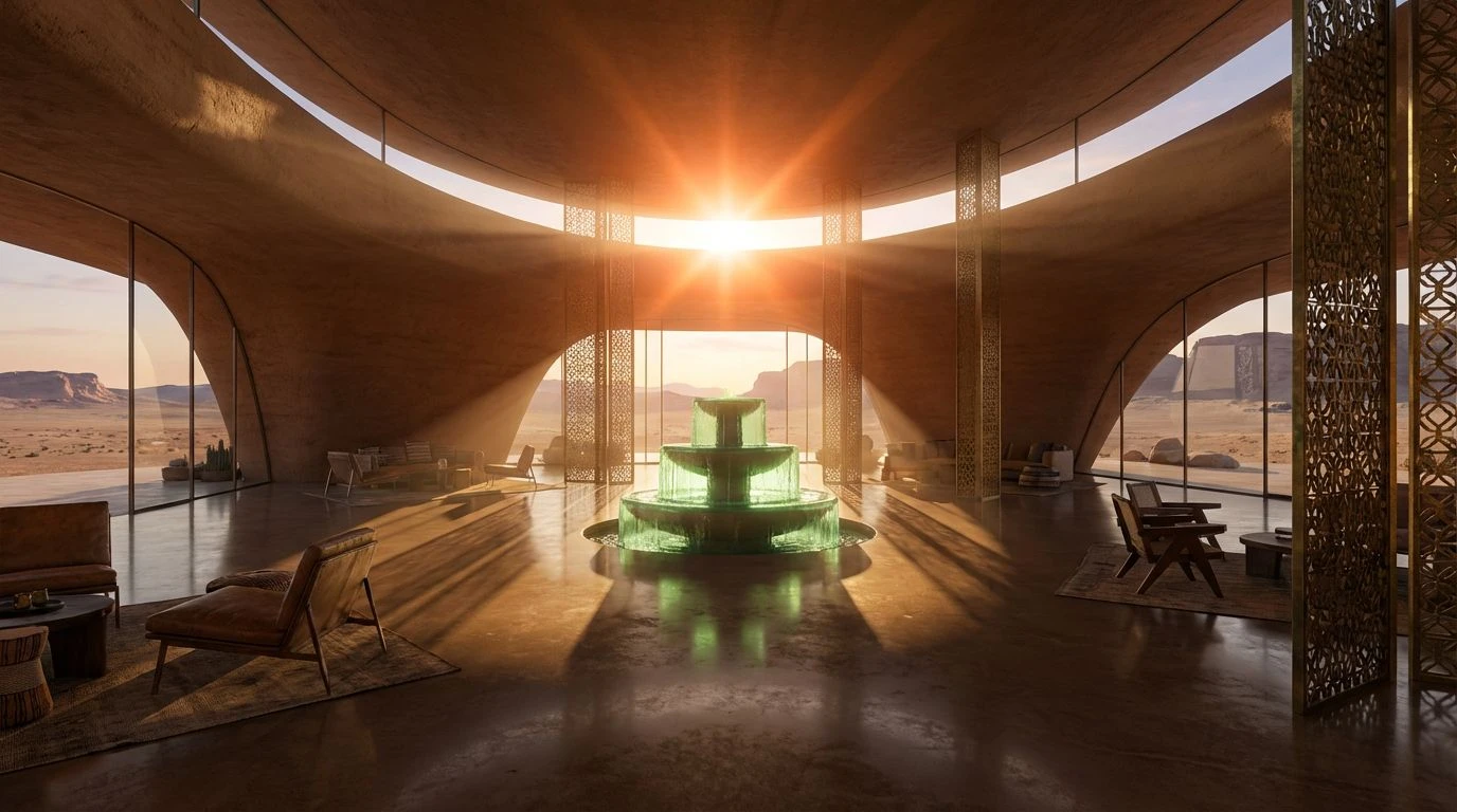 Desert Oasis Color Palettes for Luxury Creative Design