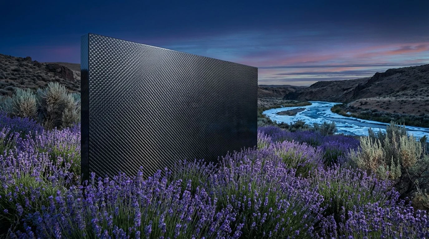 Carbon Fiber & Lavender Color Palettes for Luxury Design