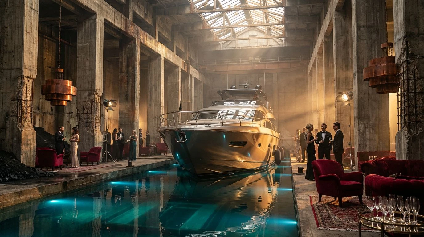 Industrial Luxury Color Palettes: Yacht Meets Brutalism