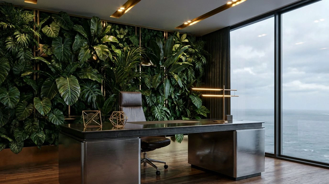 Deep Forest Green Color Palettes for Inspired Office Design