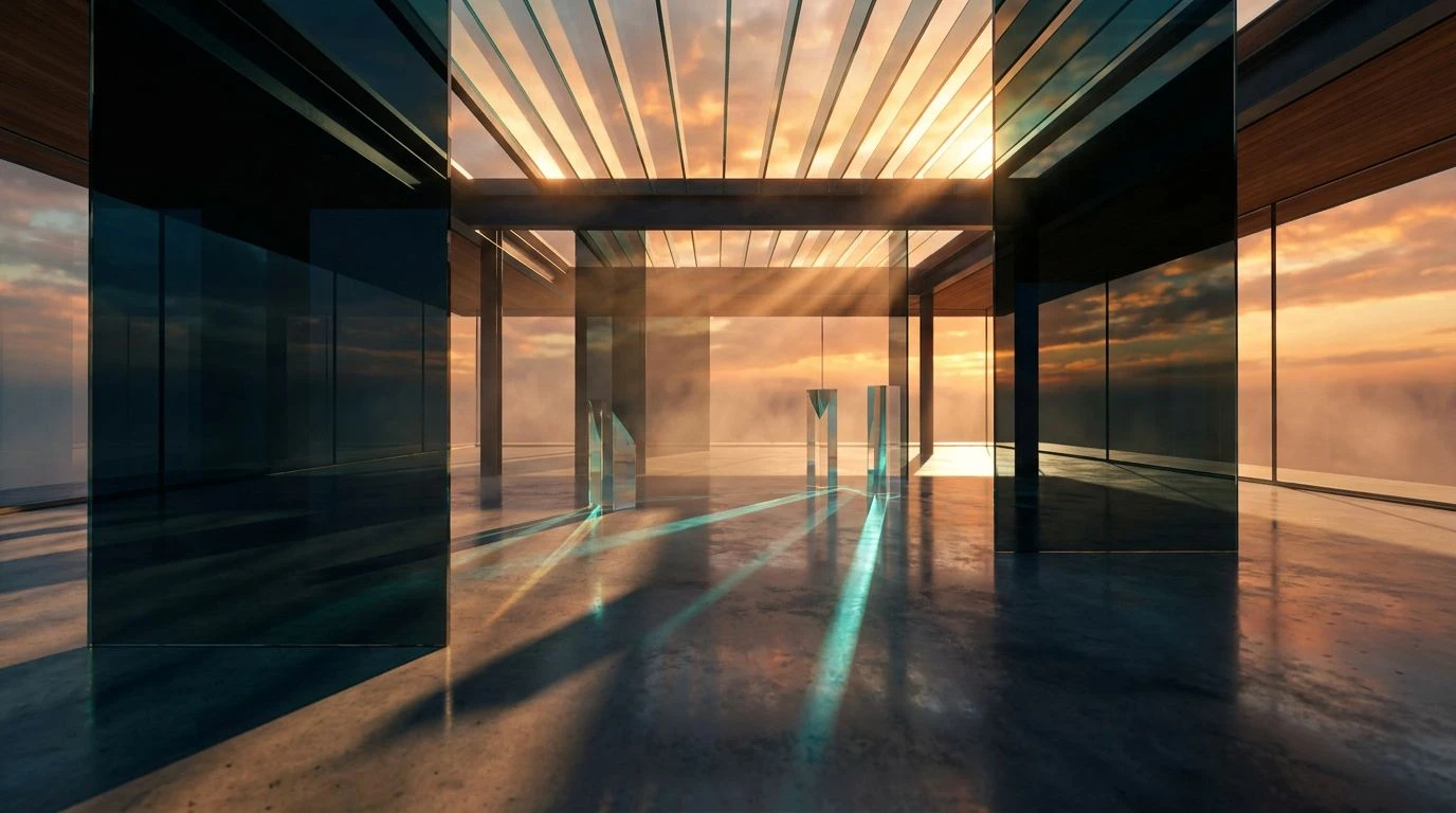 Cerulean and Amber Color Palette Ideas for Calm Interiors