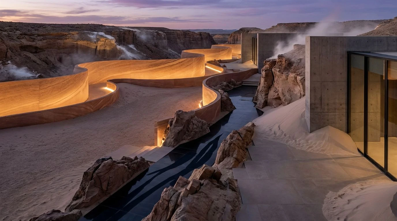 Earthy Minimalism: Sandstone Color Palettes & Synth Design