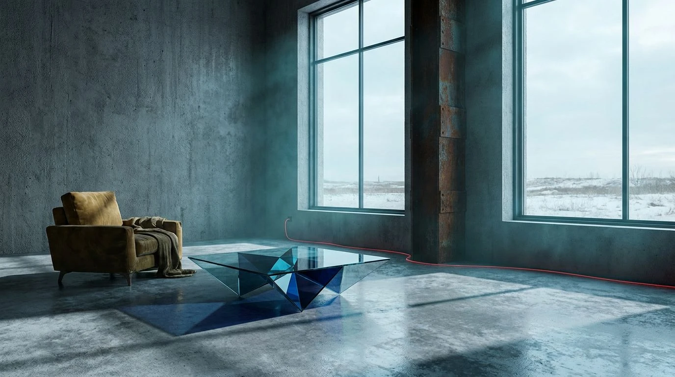 5 Steel Blue Color Palettes for Winter Interior Design